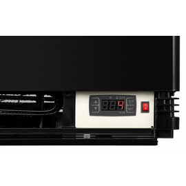 Mini-Kühlvitrine schwarz 78 ltr 230 Volt | 3 Borde Produktbild 4 S