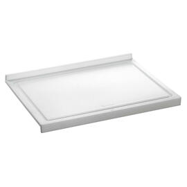 Schneidbrett 48x37 W-RK Kunststoff • weiß Stopperkante mit Saftrille | 480 mm x 370 mm H 45 mm Produktbild 4 S
