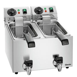 Fritteuse SNACK II Plus | 2 Becken 2 Körbe 4 ltr | 230 Volt 4 kW Produktbild 5 S