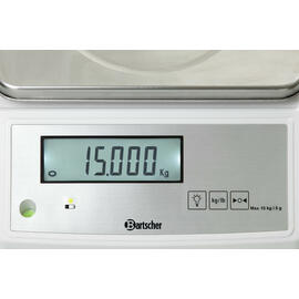 Waage digital Wiegebereich 15,0 kg Unterteilung 5 g Produktbild 2 S