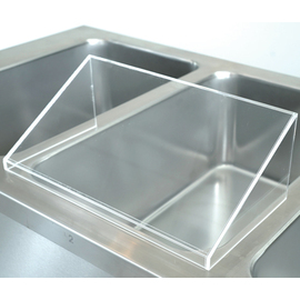 Hustenschutz | Spuckschutz Plexiglas für Behälter GN 1/1 | Scheibengröße 345 x 175 mm Produktbild
