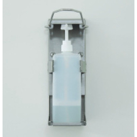 Universalhalterung | Hygienespender zur Wandmontage passend für EN-Pumpflaschen höhenverstellbar Produktbild