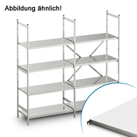 Standregal NORM 5 | 2075 mm 500 mm H 1800 mm | 4 geschlossene Auflage(n) Fachlast 150 kg Feldlast 600 kg Produktbild