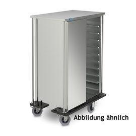 Tablett-Transportwagen TTW/M 1/16 B-EN-115 | 1 Flügeltür | 530 x 370 mm H 1331 mm Produktbild