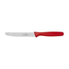 Brotzeitmesser | Steakmesser | Pizzamesser Kunststoffgriff rot L 222 mm Produktbild 0 L