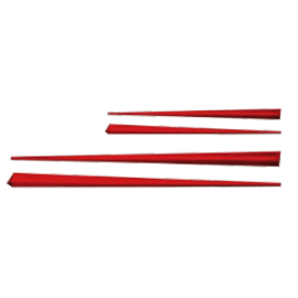 Cocktail Picker Prisma rot  L 135 mm  | 1000 Stück Produktbild