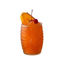 Tiki Cocktailglas 47,3 cl Glas mit Relief  H 107 mm Produktbild