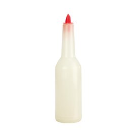 Flairbottle Glow Kunststoff 750 ml weiß rot Produktbild