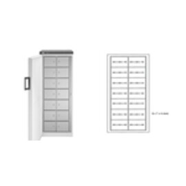 Fächerkühlschrank 380-14 F MULTIPOLAR | 14 Fächer | Türanschlag links Produktbild