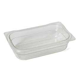 Gastronorm-Behälter GN 1/4  x 65 mm Typ  K 14 065 Kunststoff transparent Produktbild