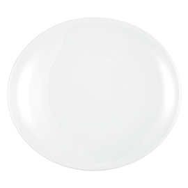 Teller MERAN oval 340 mm x 301 mm Porzellan weiß Produktbild