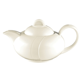 Teekanne DIAMANT cremeweiß 450 ml Porzellan mit Relief Produktbild