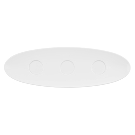 Setplatte COUP FINE DINING weiß oval 444 mm x 143 mm Porzellan Produktbild