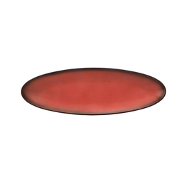 Coupplatte COUP FINE DINING FANTASTIC rot oval 352 mm x 115 mm Porzellan Produktbild