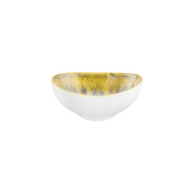 Schale BATIK KURKUMA 50 ml Porzellan gelb H 33 mm Produktbild