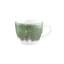 Espressotasse BATIK MATCHA 90 ml Porzellan grün mit Dekor Produktbild