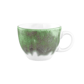 Cappuccinotasse BATIK MATCHA 220 ml Porzellan grün mit Dekor Produktbild