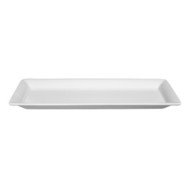Platte BUFFET GOURMET Porzellan weiß | rechteckig 350 mm x 140 mm Produktbild
