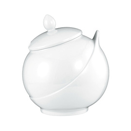 Bowl 0,5 ltr BUFFET GOURMET weiß mit Deckel | Porzellan Ø 125 mm Produktbild
