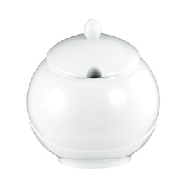 Bowl 0,5 ltr BUFFET GOURMET weiß mit Deckel | Porzellan Ø 125 mm Produktbild 1 S