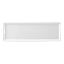 Platte BUFFET GOURMET Porzellan weiß rechteckig 325 mm x 108 mm Produktbild