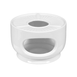 Stövchen MANDARIN Porzellan weiß Ø 107 mm H 70 mm Produktbild