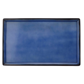 GN-Platte BUFFET GOURMET GN 1/1 x 16 mm | Porzellan blau Produktbild