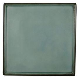 Buffetplatte Porzellan türkis | quadratisch | 325 mm x 325 mm Produktbild