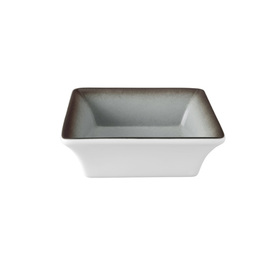 Schale 160 ml BUFFET GOURMET Porzellan grau | quadratisch 100 mm x 100 mm Produktbild