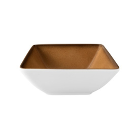 Buffetschale 600 ml | quadratisch | 150 mm x 150 mm | Porzellan caramelfarben Produktbild
