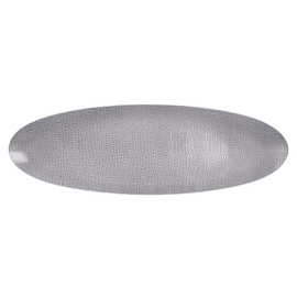 Coupplatte COUP FINE DINING FASHION grau | oval 441 mm x 142 mm Produktbild