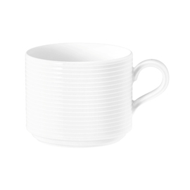 Milchkaffeetasse BLUES Porzellan weiß 250 ml Produktbild