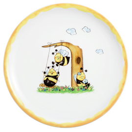 Speiseteller Fleißige Bienen | Hartporzellan Ø 254 mm Produktbild