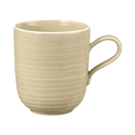 Kaffeebecher TERRA COLOUR GLAZE Porzellan beige 400 ml Produktbild