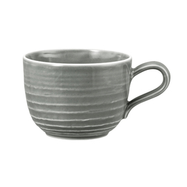 Kaffeetasse TERRA COLOUR GLAZE Porzellan grau 260 ml Produktbild