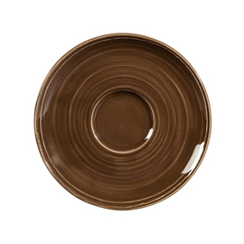 Kombiuntertasse TERRA COLOUR GLAZE braun Ø 161 mm Produktbild
