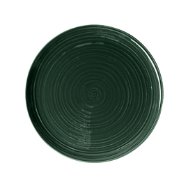 Teller flach TERRA COLOUR GLAZE grün Ø 278 mm | Porzellan Produktbild