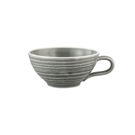 Teetasse TERRA COLOUR GLAZE Porzellan grau 140 ml Produktbild