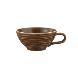 Teetasse TERRA COLOUR GLAZE Porzellan braun 140 ml Produktbild