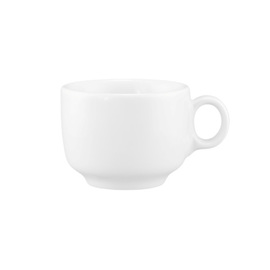 Espressotasse SENTO mit Henkel 80 ml | Porzellan weiß Produktbild