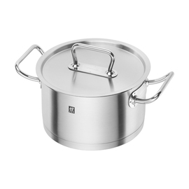 Bratentopf PRO S mit Deckel 3 ltr Edelstahl | induktionsgeeignet | Boden-Ø 198 mm Produktbild