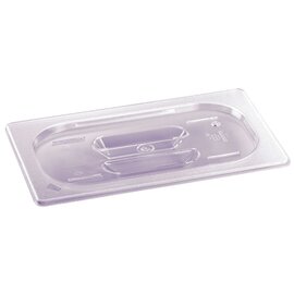 568 923 Gastronorm-Deckel, GD-K 2/4, mit Griffmulde, für 2/4 Gastronorm-Behälter, Material: Polycarbonat Produktbild