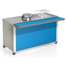 Suppenstation BASIC LINE S-4 Design mit Tellerspender | blau Produktbild