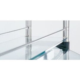 UKM4_3_1 Glas-Abstellbord für MIKADO Kaltbuffet-Wagen UKM-4: Maße: 1408 x 240 x 8 mm (ESG Sicherheitsglas) Produktbild