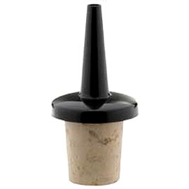 Spritzkorken | Kunststoff | Kork • schwarz Durchlauf-Ø 14 mm frei dosierbar Produktbild