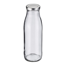 Milchflasche | Saftflasche 500 ml Glas mit Schraubdeckel Produktbild