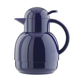 Isolierkanne Diana, GV 0,6 L, ca. 4 Tassen, aus kratzfestem Kunststoff, alfiDur-Vakuum-Hartglaseinsatz, tintenblau Produktbild