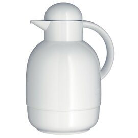 Isolierkanne Neat, GV 1,5 L, ca. 12 Tassen, aus hochwertigem Kunststoff, alfiDur-Vakuum-Hartglaseinsatz, weiss Produktbild