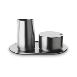 Milch-Zucker-Set Edelstahl matt Produktbild