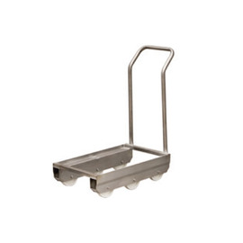 Transportrolli | gummibereift mit Schiebegriff 410 mm x 655 mm Produktbild